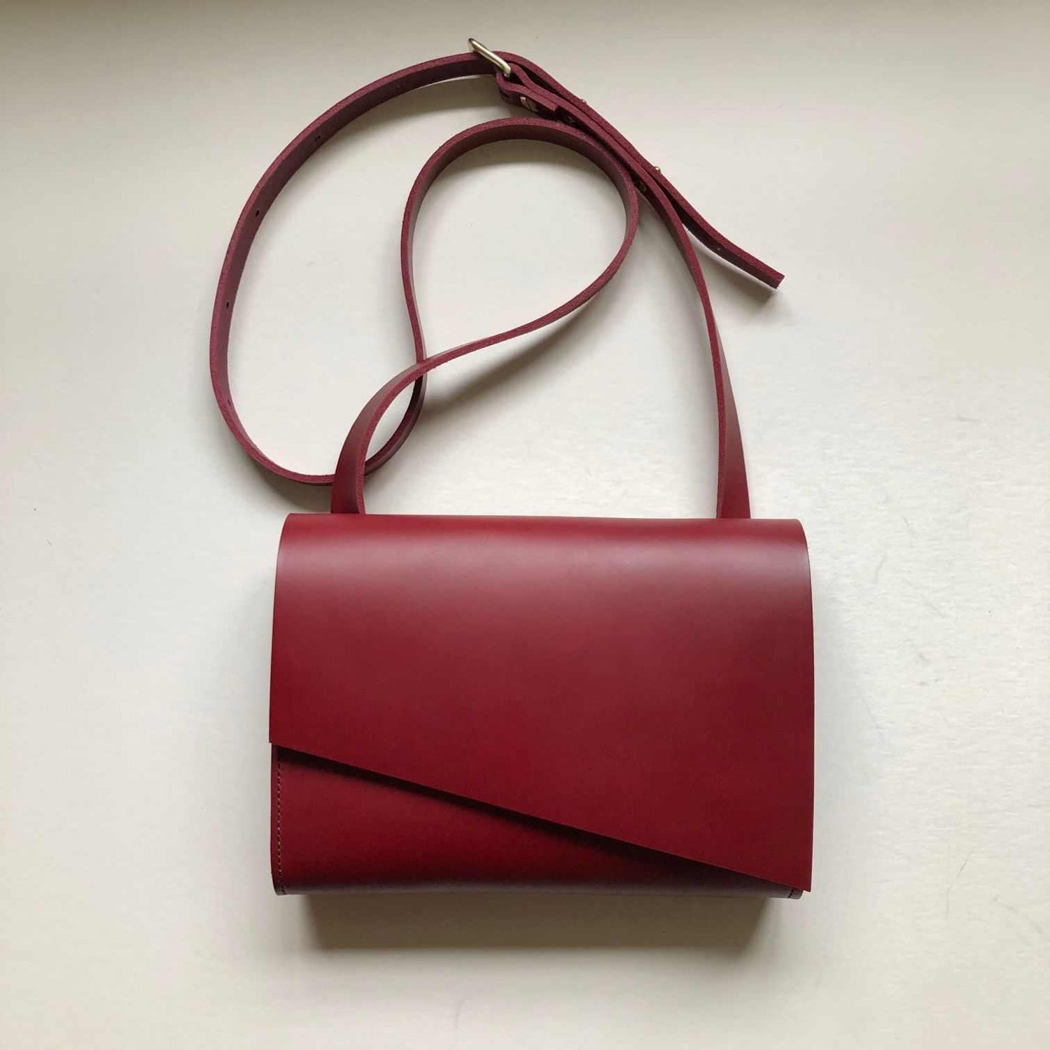 Red Leather Handbag