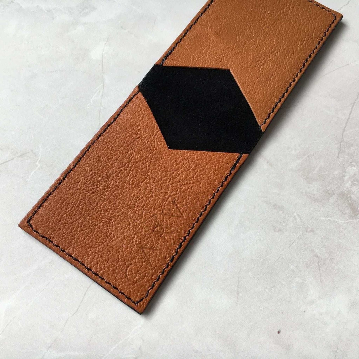 Nomad Leather Bifold Card Wallet made in Devon, UK, showcasing minimalist design with sustainable leather.